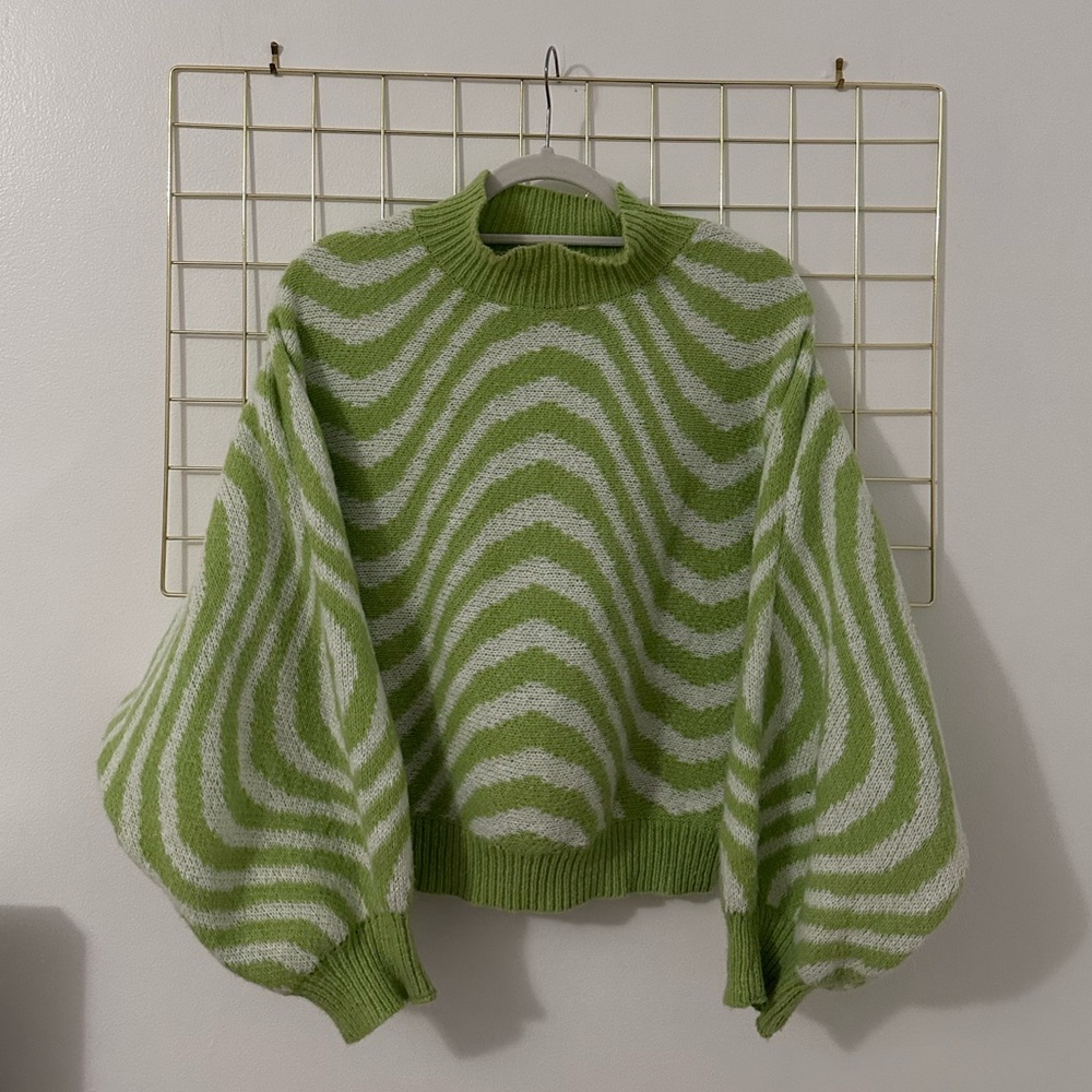 Green sweater